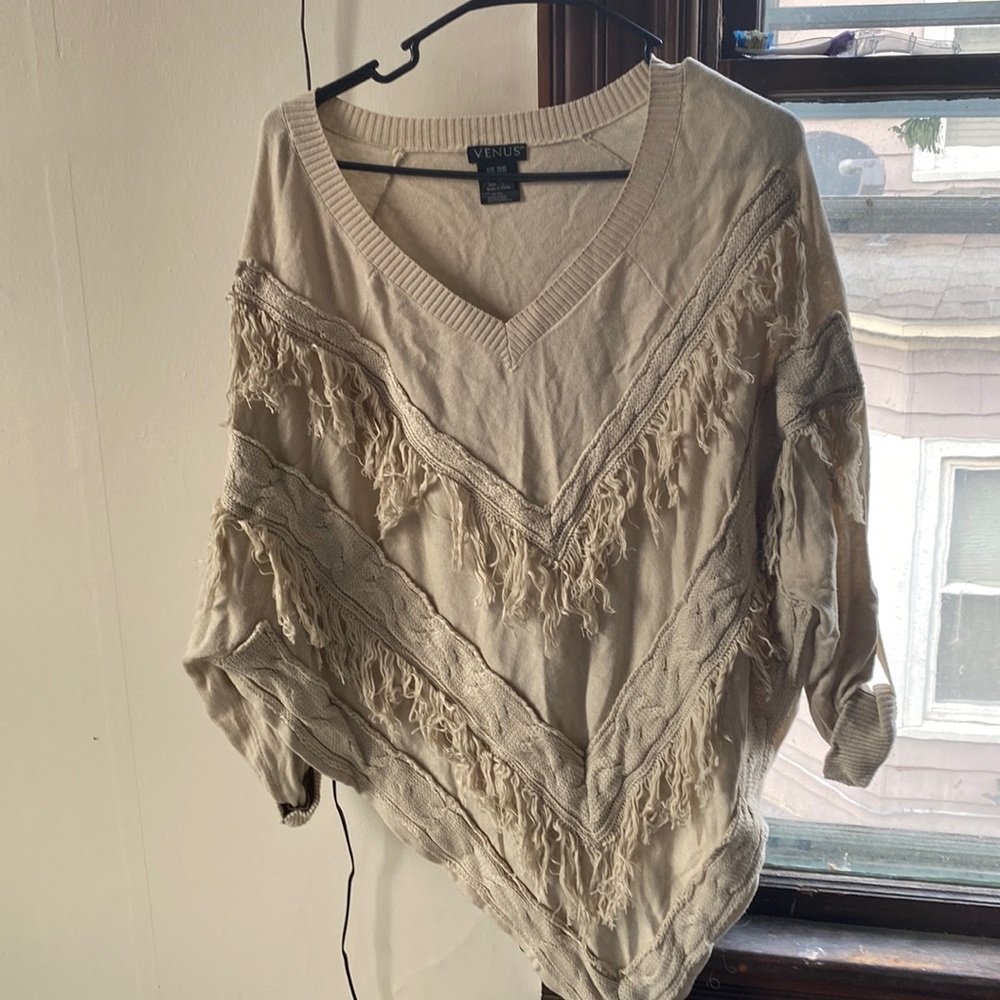 Venus Sweater Poncho Style